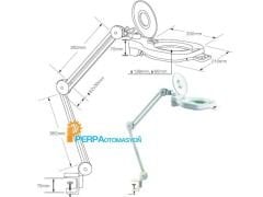 Class MG2815 Led Işıklı 5X Akrobat Büyüteç Mercek