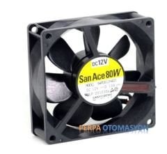 80x25 12VDC IP68 Su Geçirmez Soğutucu Fan