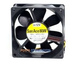 80x25 12VDC IP68 Su Geçirmez Soğutucu Fan