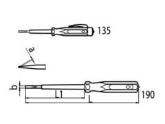 İzeltaş 135mm Elektrik Kontrol Kalemi