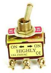 T22 6P ON-ON DPDT Toggle Switch