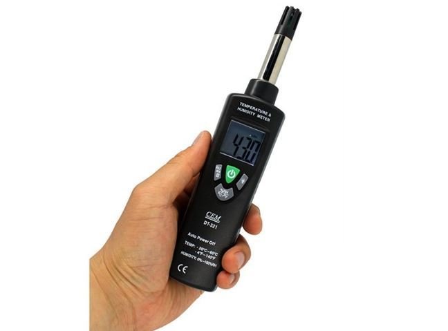 Cem DT 321 El Tipi Sıcaklık ve Nem Ölçer