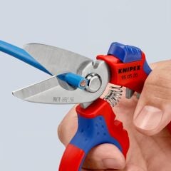 Knipex 95 05 20SB Açılı Elektrikçi Makası