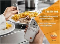 Testo 108 Kablolu Problu Sıcaklık Ölçer Termometre