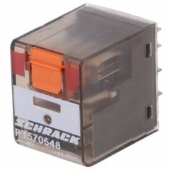 Schrack PT570548 48VAC 4C/O 06A End. Röle Test Butonlu