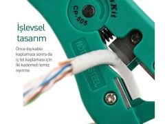 Proskit Cp-505 Koaksiyel Kablo Soyucu