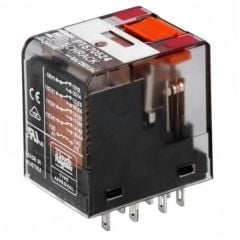 Schrack PT570524 24VAC 4C/O 6A End. Röle Test Butonlu