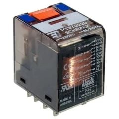Schrack PT570220 220VDC 4C/O 6A End. Röle Test Butonlu