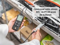 Testo 110 Tek Kanallı NTC ve PT100 Prob Okuyucu