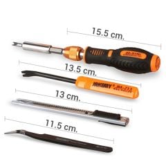 Jakemy JM-8146 47 Parça Profesyonel Tornavida Tamir Onarım Seti