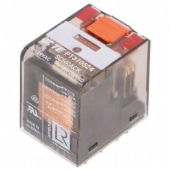 Schrack PT370524 24VAC 3C/O 10A End-Röle Test Butonlu