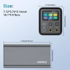 AWithZ UF20B 10,5 KW Pil Punta Nokta Kaynak Makinesi