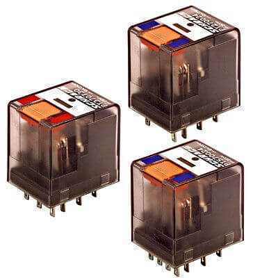 Schrack- 220VDC 4 C/O 06A END. Röle PCB Tip