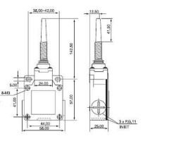 CNTD CSA-071 Ip66 Metal Limit Switch