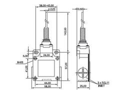 CNTD CSA-061 Ip66 Metal Limit Switch