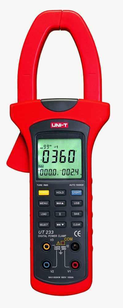 UT233 True RMS Güç Ölçer Pensampermetre