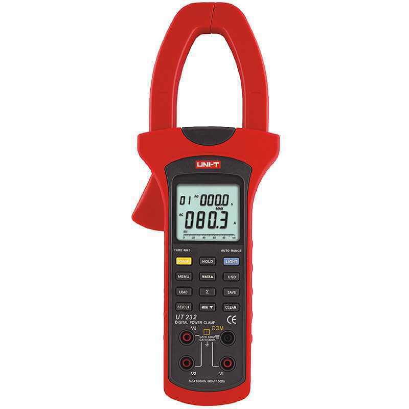 UT232 3Faz Güç Ölçer Pensampermetre