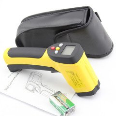 HT-819 LCD Dijital Çift Lazer Kızılötesi Termometre 1050°C